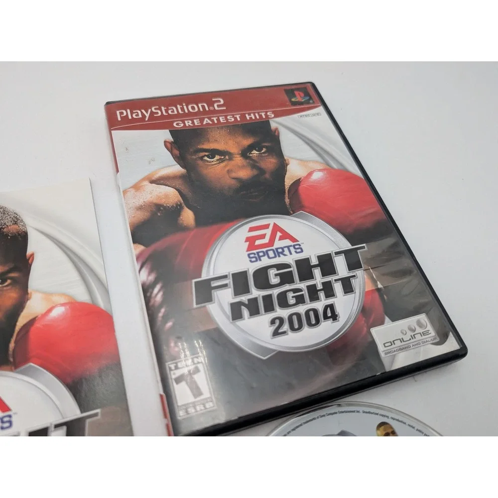 EA Sports Fight Night 2004 PS2 Game Sony PlayStation 2 Complete Hits CIB Boxing